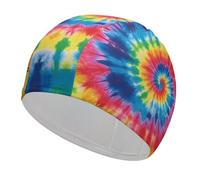 Black and White Chess Swim Cap for Women Men Waterproof Bathing Caps Keep Hair Dry Elasticity Adult Swimming Caps Comfortable Long Hair Swim Hat Non-Slip Fabric Swimming Cap