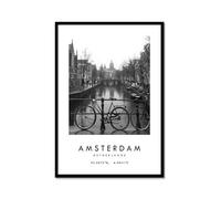 Black And White City Poster-Travel Print Rome Las Vegas Venice Paris Sydney Amsterdam Amalfi Sanfrancisco Canvas Painting World City Landscape Prints Wall Pictures Cityscape Poster Living Room Decor