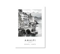 Black And White City Poster-Travel Print Rome Las Vegas Venice Paris Sydney Amsterdam Amalfi Sanfrancisco Canvas Painting World City Landscape Prints Wall Pictures Cityscape Poster Living Room Decor