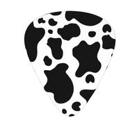 Black And White Cow Guitar paddles, bass guitar, electric guitar or Hawaii four strings (12 packs, thin, medium, heavy)