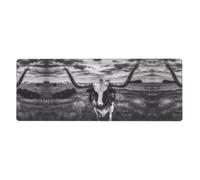 Black and White Cow Mouse Pad 12x31.5in - Extended Gaming & Desk Mat