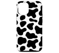 Black and White Cow Pattern Minimalist Western Aesthetic Case for iPhone 12/12 Pro