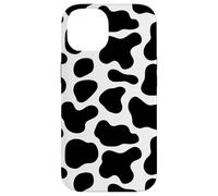Black and White Cow Pattern Minimalist Western Aesthetic Case for iPhone 14