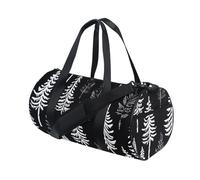 Black and White Design Redwood Midnight Design Travel Tote Bag Carry On Weekend Bag Trekking Waterproof