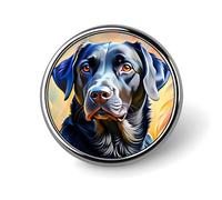 Black And White Elephant Badge Pin Round Badge Metal Button Badges Brooch Lapel Pin for Men Women 1 Inch