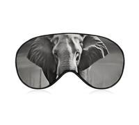 Black and White Elephant Sleep Mask Eye Mask Eye Masks for Sleep Sleep Masks for Women Men Travel Eye Mask Adjustable Sleeping Mask Sleep Mask Blackout Cute Sleep Mask