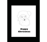 Black and White Fun Christmas Holiday Coloring Book