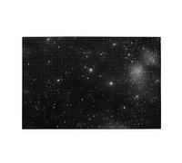 Black and White Galaxy Adult Wooden Jigsaw Puzzle 1000 Pieces for The Perfect Visual Feast! 1000pcs