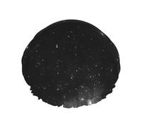 Black and white galaxy Printed shower cap, reusable, specially designed for women's long hair, double-layer structure, suitable for bathing.