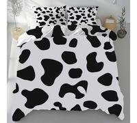 Black And White Geometric Pattern Double Duvet Set Brushed Microfiber Quilt Cover Ultrasoft Hypoallergenic Duvet Cover Set Minimalist Geometry Non Iron Bedding Sets With Zipper Closure(200x200cm)