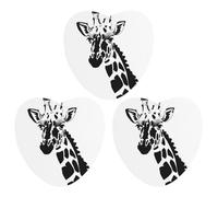 Black And White Giraffe Car Air Freshener, 3 Pcs Love form Hanging Air Freshener Cards, Long Lasting Fragrance Scented Cards for Car, Home, Office White-style