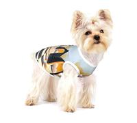 Black and white grid village Premium Dog Tshirt - Soft 100% Cotton Ropa Para Perros, Perfect for Small to Medium Dogs, Stylish and Comfortable Shirts for Dogs M