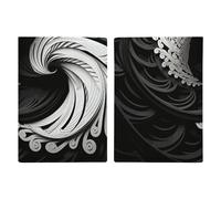 Black And White Image Passport Holder, ID Card Protector Case Passport Holder with Slot Passports Travel Wallet Document Cover for Women And Men