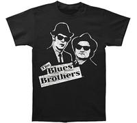 Black and White Jake and Elwood Black T-Shirt Tee Black XL