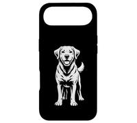 Black and White Labrador Retriever Vector Dog Portrait Art Case for iPhone Air