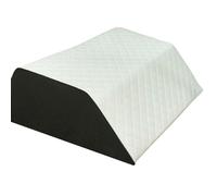 (Black and White Leg Wedge ) Leg Elevation Pillow Sleeping Post Surgery Bed Rest Foam Leg & Knee, Foot, Hip & Lower Back Pain