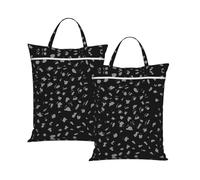 Black and White Leopard Travel Laundry Bag with All-Over Print,Water-Resistant Twill Fabric,Smooth Zipper, Top Carry Handle,Hanging Loop,Large 58x46cm
