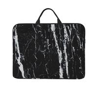 Black And White Marble, 14 Inch Laptop Sleeve, Notebook Bag Laptop Case Sleeve Briefcase with Handle