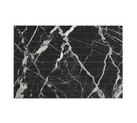 Black and white marble Printed Jigsaw Puzzle 14.4x9.8 CM, Rectangular Puzzle Challenging Game for Adults Gifts, Family Fun Decorative Wall Decor