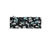 Black and white panda face Baby bow headband, good elasticity, keep baby warm, make your baby more lovely