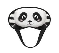 Black and White Panda Sleep Mask for Side Sleeper, Light Blocking Night Masks for Sleeping Eye Mask for Women Men Eye Cover Soft Comfortable Eye Shade for Travel, Nap