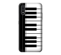 Black and White Piano Keyboard Case Cover For Samsung Galaxy A01