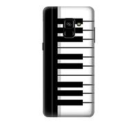Black and White Piano Keyboard Case Cover For Samsung Galaxy A8 Plus (2018)