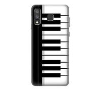 Black and White Piano Keyboard Case Cover For Samsung Galaxy A8 Star, A9 Star