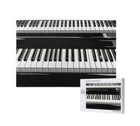 Black And White Piano Keys Printed,1000 Pieces Wooden Jigsaw Family Game Jigsaw Puzzles for Adults Teens Home Decor