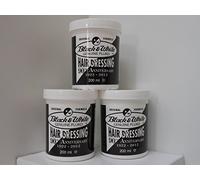 Black & White Hair Dressing Pomade 200ml | Long Hold Hair Wax
