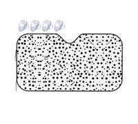 Black and White Polka Dot It is a car Windshield Sun Visor, which Does not take up Too Much Space and Protects The Environment Inside The car.