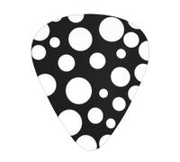 Black And White Polka Dot Print12 Professional Guitar Tuner For Guitar, Bass, & Chromatic Tuning Modes