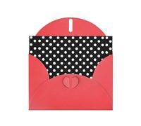 Black And White Polka Dots Thank You Card Envelope 4x6 Inch Wedding Baby Shower Thank You Bride Shower Business Birthday.
