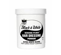 Black & White Hair Dressing Pomade 200ml | Long Hold Hair Wax
