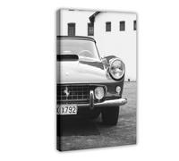 Black And White Poster Y2K Vintage Luxury Posters Vintage Exotic Car Print Trendy Modern Photography Wall Art For Home Decor Bedroom Decor Frame-style 20x30inch(50x75cm)
