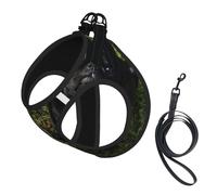 Black And White Pug Dog,Pet Harness,Adjustable Reflective Dog Harness,Pet Leash Vest,S