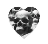 Black And White Skulls Print Strong Refrigerator Magnets Decor Fridge Magnets,For Kitchen Whiteboard Office Locker