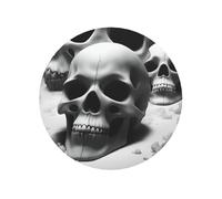 Black And White Skulls Print Strong Refrigerator Magnets Decor Fridge Magnets,For Kitchen Whiteboard Office Locker