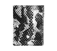 black and white snake skin Printed Laptop Sleeve Bag 13-Inch - Leather Laptop Sleeve Case Shockproof Protective Computer Cover Bag