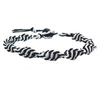 Black and White Spiral Men's or Women's Hempnotic Yin and Yang Hemp Bracelet