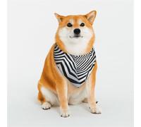 Black and White Striped Room Pet Scarf Stylish Triangle Bid Scarf Bandana Pet Accessory,Washable Pet Kerchief for Girl Boy Dogs or Cats Medium