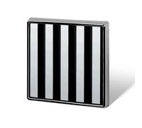 Black And-White Stripes Square Lapel Pins Backpack Pin Cute Brooch Decoration Brooches for Women Men Fashion Button Badges for Hat Backpacks Purses Jackets Shirt Suit