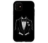 Black and White Tuxedo Bow Tie Funny Costume women Men gift Case for iPhone 11