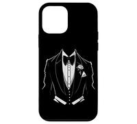 Black and White Tuxedo Bow Tie Funny Costume women Men gift Case for iPhone 12 mini