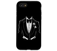 Black and White Tuxedo Bow Tie Funny Costume women Men gift Case for iPhone SE (2020) / 7/8