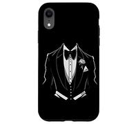 Black and White Tuxedo Bow Tie Funny Costume women Men gift Case for iPhone XR