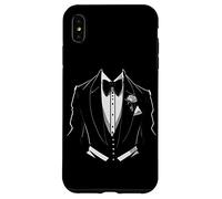 Black and White Tuxedo Bow Tie Funny Costume women Men gift Case for iPhone XS Max