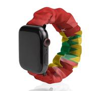 Black And White U.S.A. The Oromo Liberation Front Flag Compatible with IWatch Series Watch Strap Fashion Scrunchies Stretchy