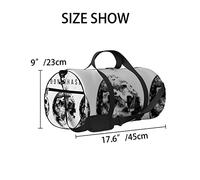 Black and White Vintage Boho Style Black and White Moon Phases Sports Bag Tote Bags Waterproof Gym Bag with Shoulder Strap Zipper 2 Side Pockets for Men and Women, Travel and Storage Shoulder Bags