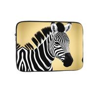 Black and white zebra 13 inch Print Laptop Case, Business/Office Commuter Laptop Case